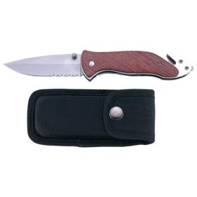 4.5" ROSEWOOD LINERLOCK KNIFE