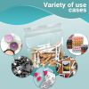 Pack of 1000 Clear Zipper Bags 5 x 5. Seal Top Polyethylene Bags 5x5. Thickness 2 mil. Plastic Poly Bags for Packing and Storing. Ideal for Industrial