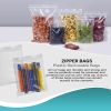 Pack of 1000 Clear Zipper Bags 5 x 5. Seal Top Polyethylene Bags 5x5. Thickness 2 mil. Plastic Poly Bags for Packing and Storing. Ideal for Industrial