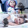 Portable Clip on Fan Battery Operated, Small Powerful USB Desk Fan, 3 Speed Quiet Rechargeable Mini Table Fan, 360¬∞ Rotate Cooling Fan for Home Offic