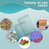 Pack of 1000 Zipper Bags with Hang Hole 10 x 12. Clear Polyethylene Bags 10x12. Thickness 2 mil. Hang Hole Plastic Poly Bags for Industrial; Food Serv