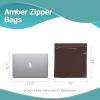 Pack of 1000 Zipper Bags 12 x 12. Seal Top Plastic Bags 12x12. Opaque Poly Packing Bags for Storing and Transporting; 3 mil. Ideal for Electronics; La