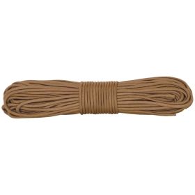 NYLON BRAIDED CORD 100' HANK (Option: COYOTE (TAN))